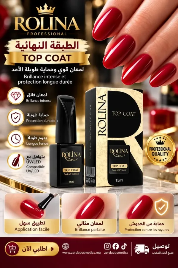 ROLINA PROFESSIONAL – TOP COAT 15ML
