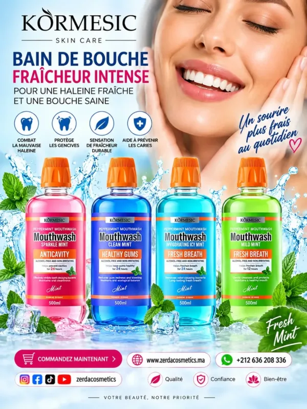 Körmesic Bain de Bouche à la Menthe Poivrée 500ml