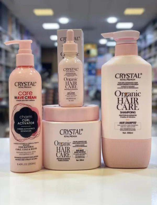 Crystal Coffret Soin Capillaire Bio — Protéines & Kératine