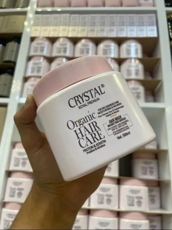 Crystal Masque Capillaire Bio — Protéines & Kératine 500ml