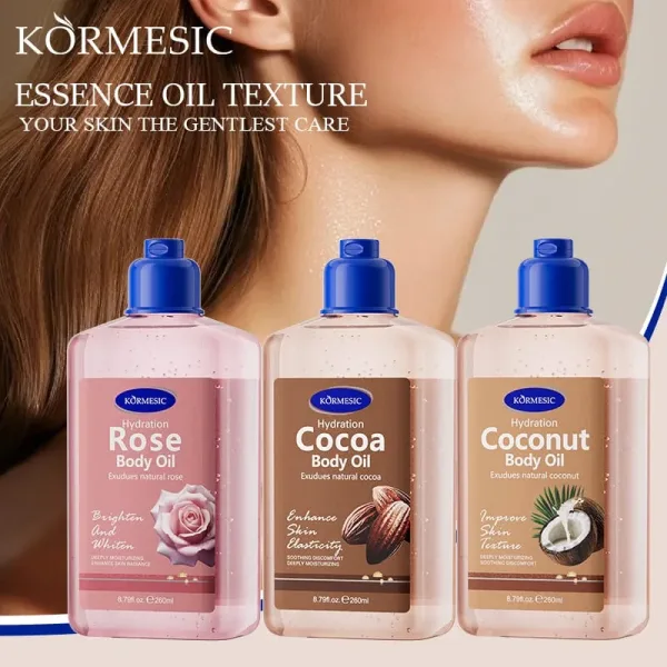 Körmesic Huile Corporelle Hydratante 260ml — Rose, Cacao & Coco